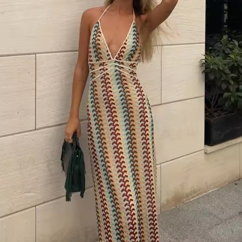 Multi-color summer dress